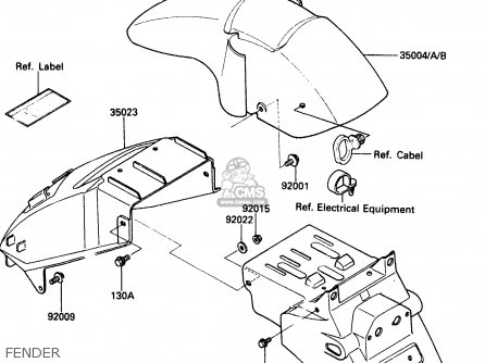 FENDER - ZX500A1 1985 EUROPE NR / KPH