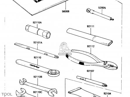 TOOL - ZX500A2 1986 EUROPE NR / KPH