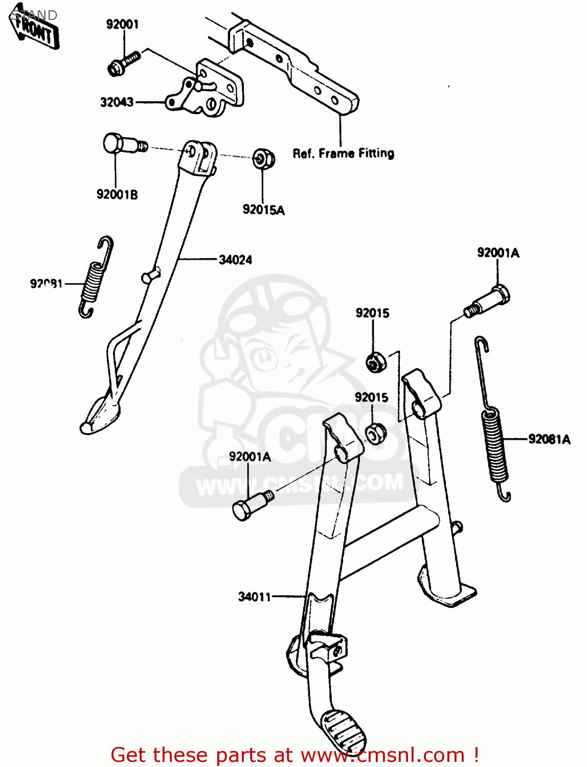 STAND ZX500A3 1987 NORWAY AR / KPH