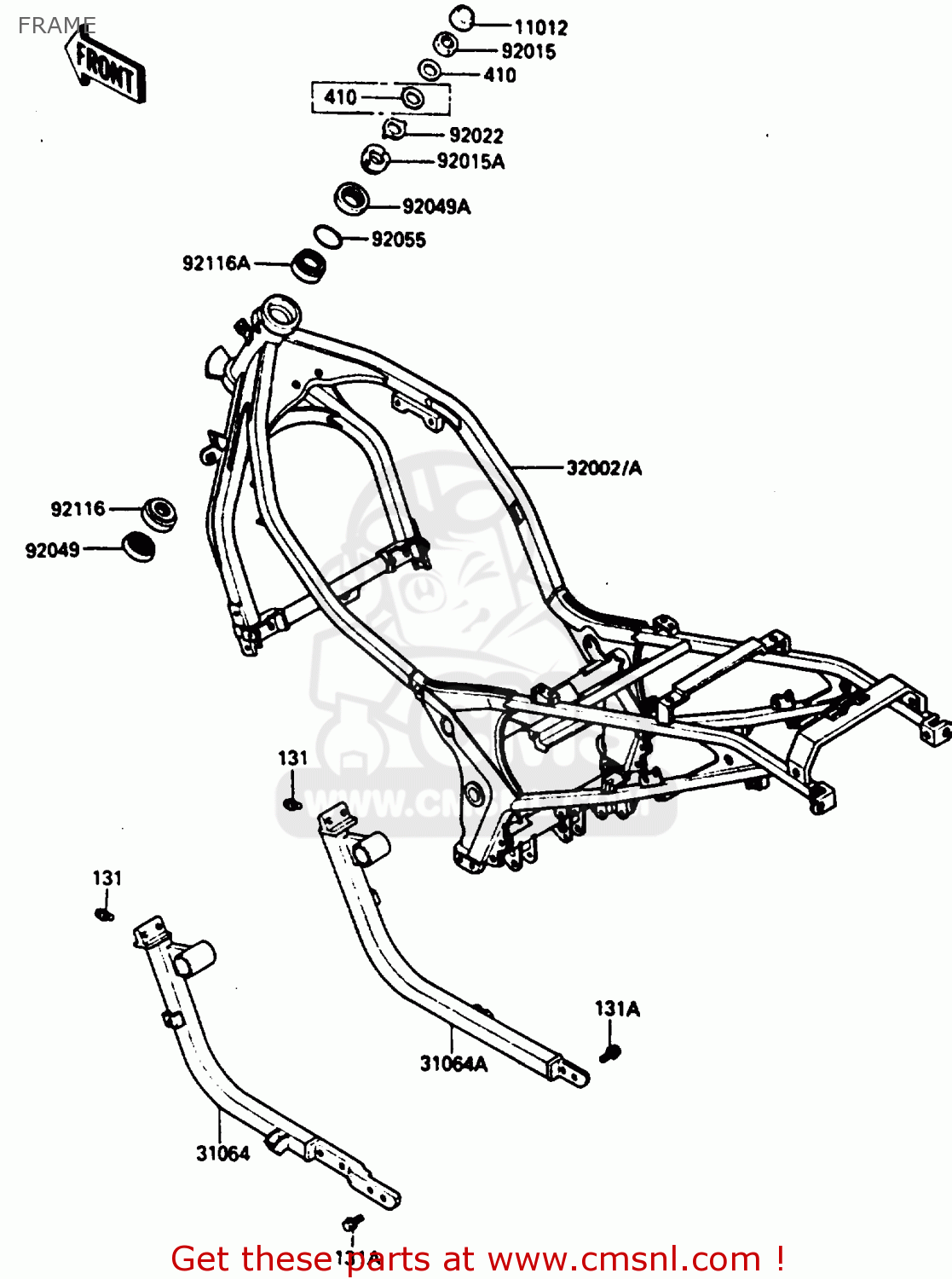 FRAME ZX500A3 1987 NORWAY AR / KPH