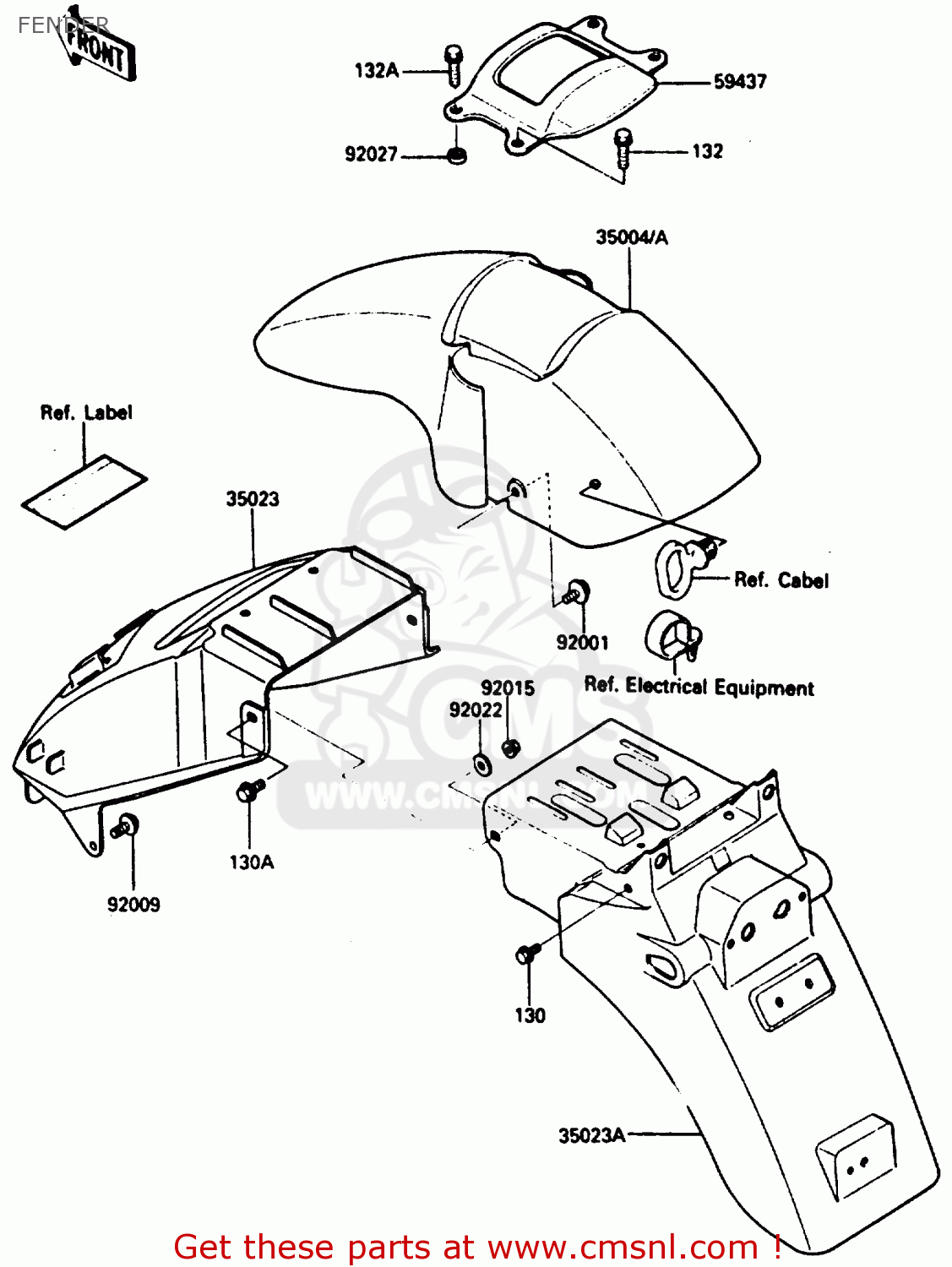 FENDER ZX500A3 1987 NORWAY AR / KPH