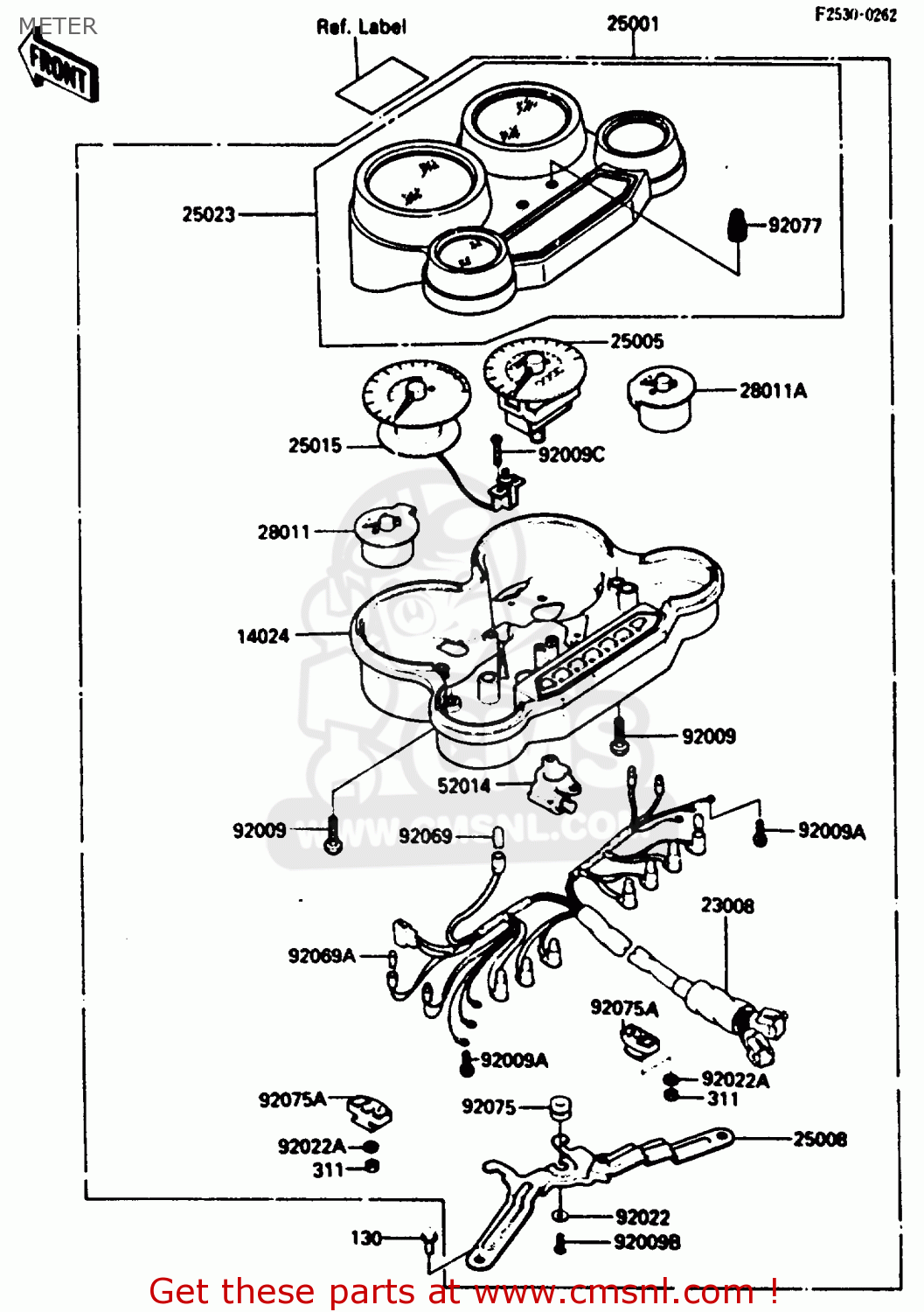METER ZX500A3 1987 NORWAY AR / KPH
