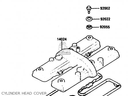 CYLINDER HEAD COVER - ZX500A3 1987 NORWAY AR / KPH
