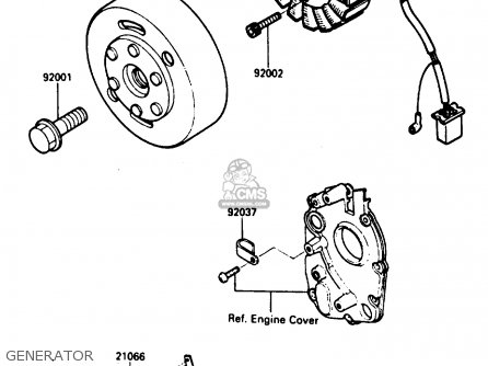 GENERATOR - ZX500A3 1987 NORWAY AR / KPH