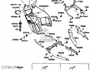 COWLING - ZX500A3 1987 NORWAY AR / KPH
