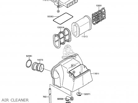 AIR CLEANER - ZX500B1 GPX500R 1988 AUSTRIA NR