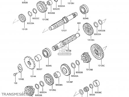 TRANSMISSION - ZX500B1 GPX500R 1988 AUSTRIA NR