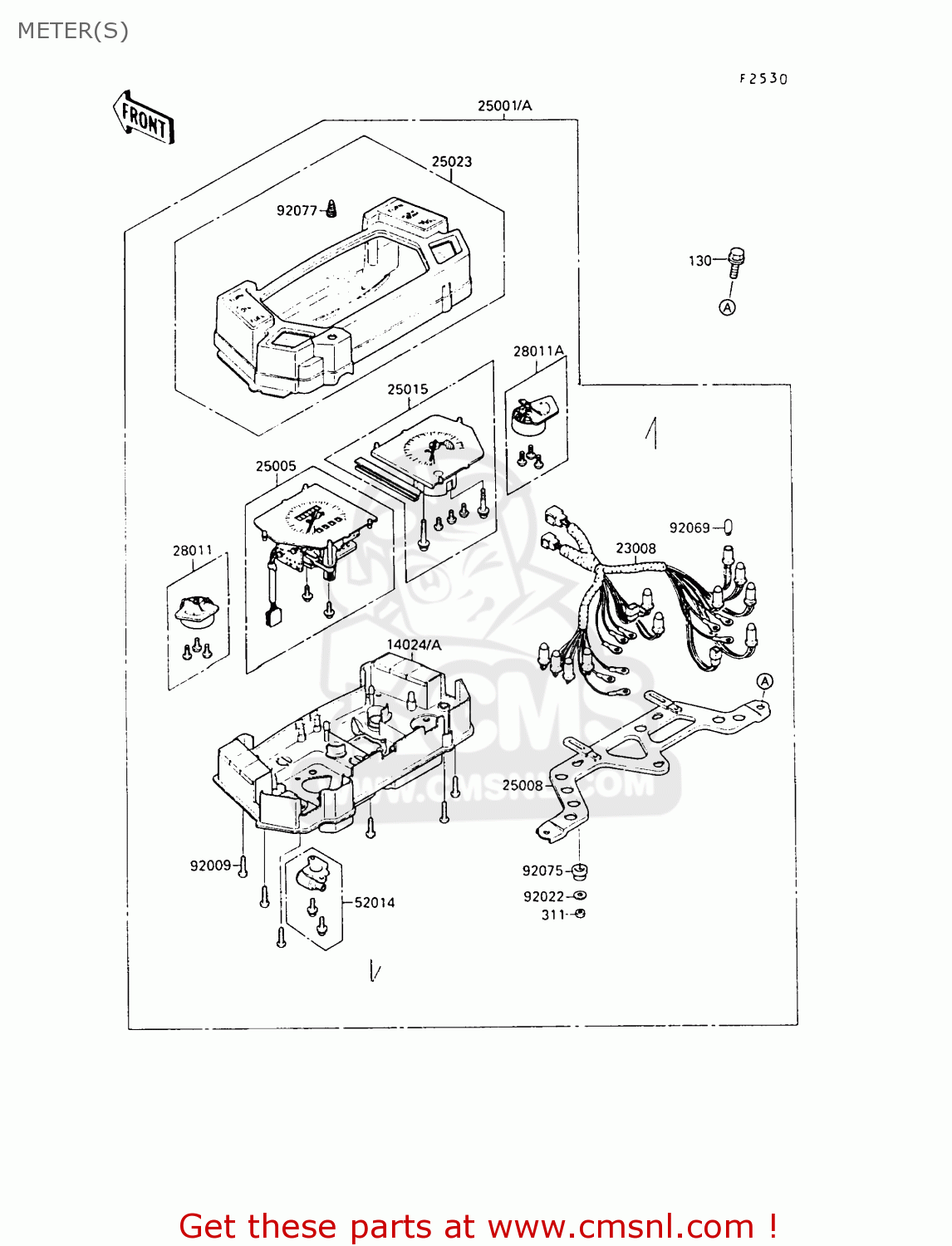 METER(S) ZX500B2 GPX500R 1989 AUSTRIA NR