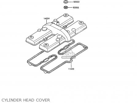 CYLINDER HEAD COVER - ZX500B2 GPX500R 1989 AUSTRIA NR