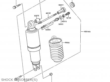 SHOCK ABSORBER(S) - ZX500B2 GPX500R 1989 AUSTRIA NR