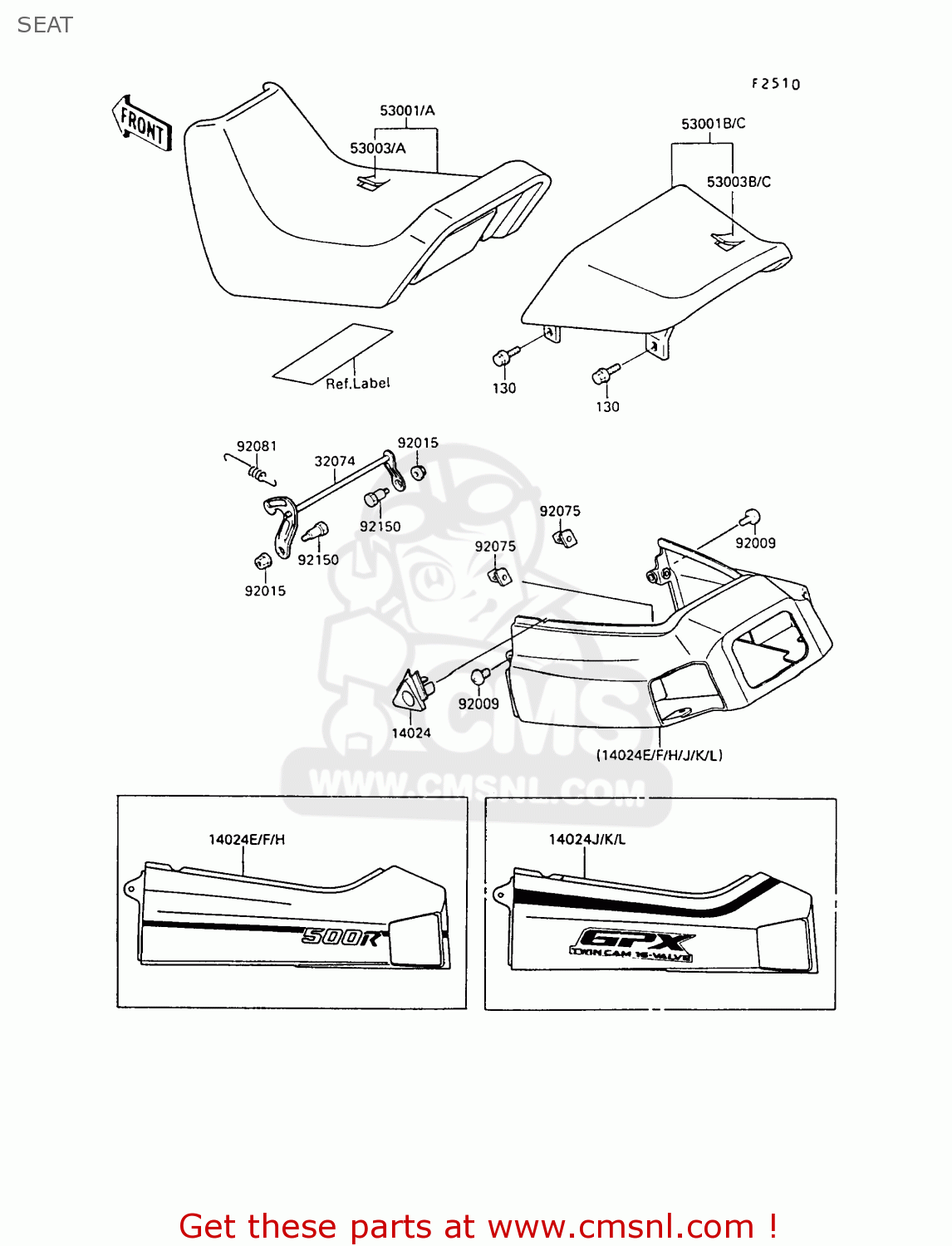SEAT ZX500B3 GPX500R 1990 AUSTRIA