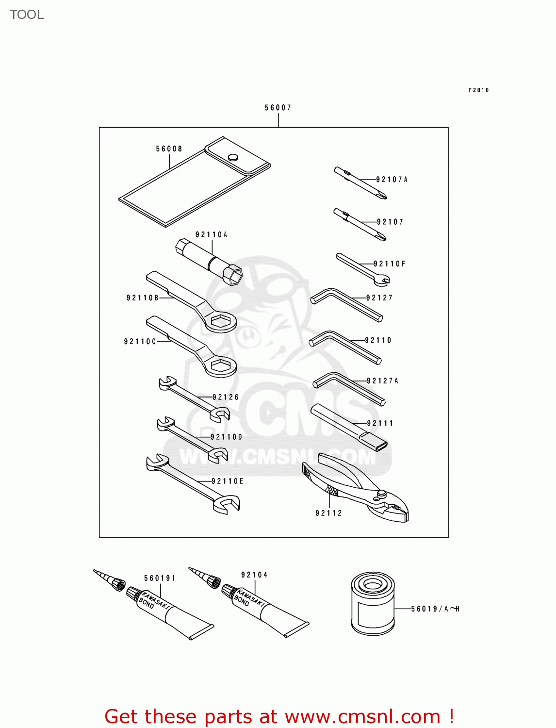 TOOL ZX500C1 ZZR500 1990 AUSTRIA NR