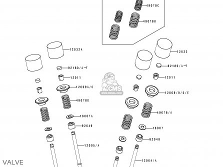 VALVE - ZX500C1 ZZR500 1990 AUSTRIA NR