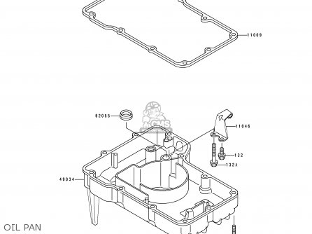 OIL PAN - ZX500C1 ZZR500 1990 AUSTRIA NR