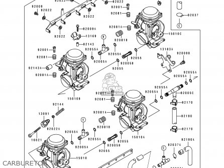 CARBURETOR - ZX500C1 ZZR500 1990 AUSTRIA NR