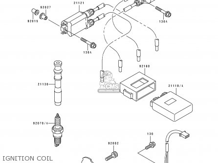 IGNITION COIL - ZX500C1 ZZR500 1990 AUSTRIA NR