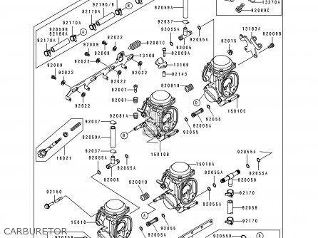 CARBURETOR - ZX500D1 ZZR550 1993 AUSTRIA GR