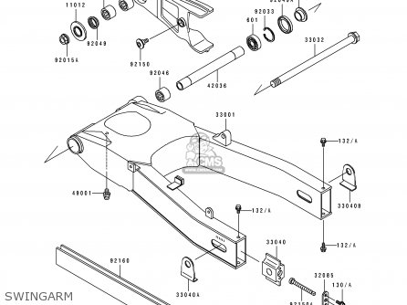 SWINGARM - ZX500D1 ZZR550 1993 AUSTRIA GR