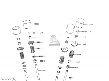 VALVE(S) - ZX500D2 ZZR550 1994 AUSTRIA