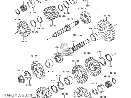 TRANSMISSION - ZX500D2 ZZR550 1994 AUSTRIA