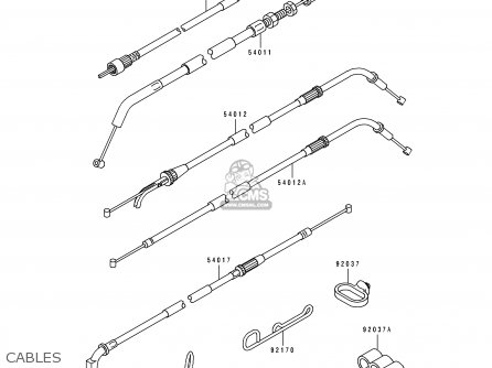 CABLES - ZX500D2 ZZR550 1994 AUSTRIA