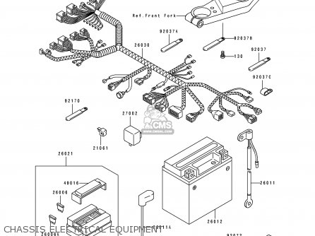 CHASSIS ELECTRICAL EQUIPMENT - ZX500D2 ZZR550 1994 AUSTRIA