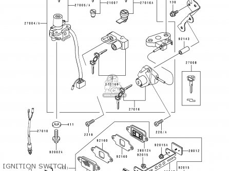 IGNITION SWITCH - ZX500D2 ZZR550 1994 AUSTRIA
