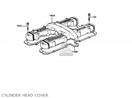 CYLINDER HEAD COVER - ZX550A4 GPZ550 1987 UNITED KINGDOM FG