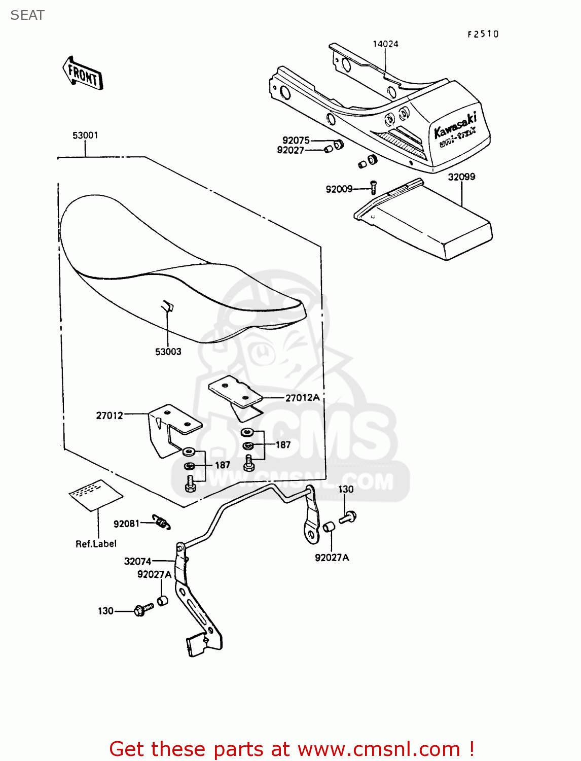 SEAT ZX550A6 GPZ550 1989 FG
