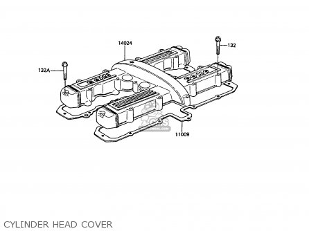 CYLINDER HEAD COVER - ZX550A6 GPZ550 1989 FG
