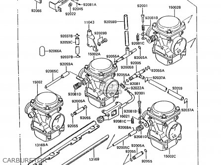 CARBURETOR - ZX550A6 GPZ550 1989 FG