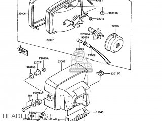 HEADLIGHT(S) - ZX550A6 GPZ550 1989 FG