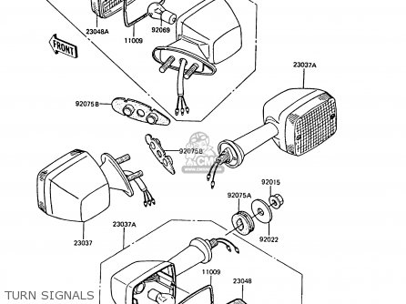 TURN SIGNALS - ZX550A6 GPZ550 1989 FG