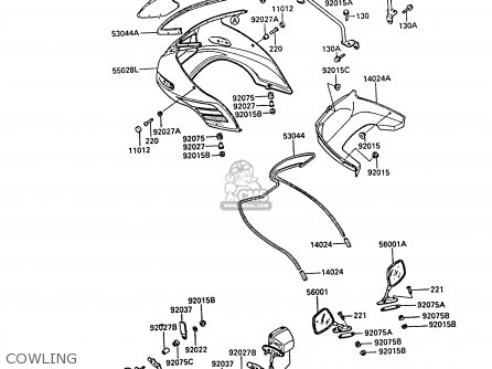 COWLING - ZX550A6 GPZ550 1989 FG