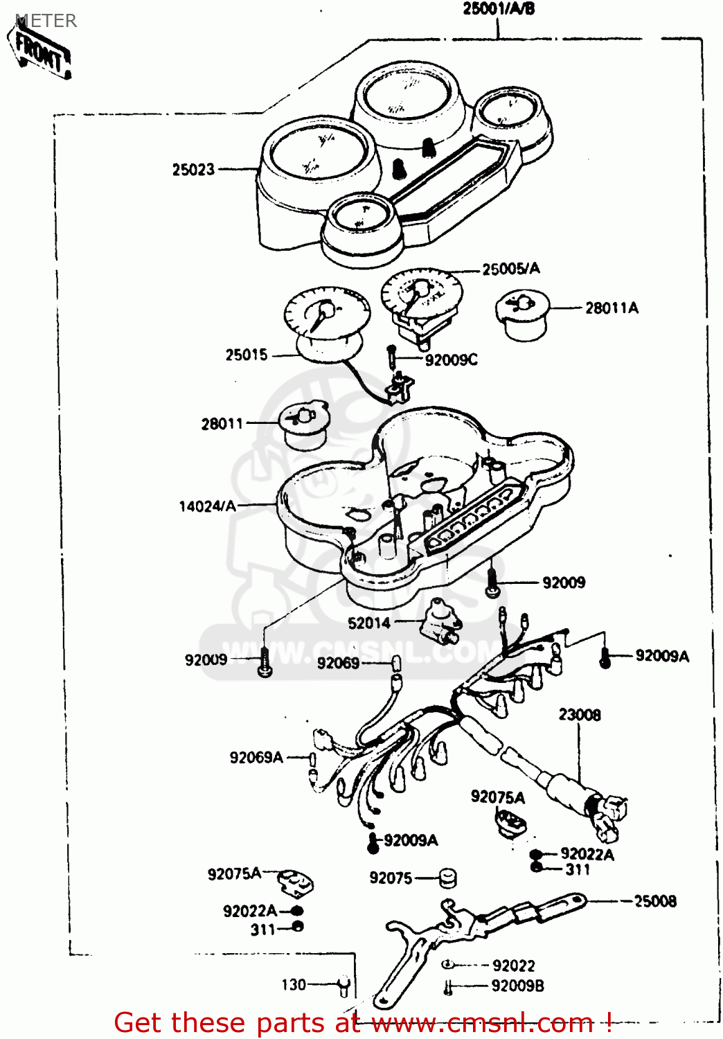 METER ZX600A1 1985 EUROPE UK FR GR IT NR SD