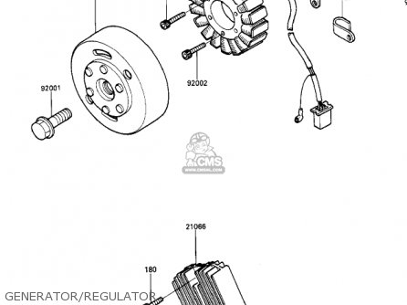 GENERATOR/REGULATOR - ZX600A1 NINJA 600 1985 USA CALIFORNIA CANADA