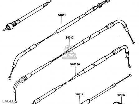 CABLE - ZX600A2 1986 EUROPE UK FR GR IT NR SD