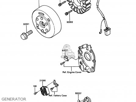 GENERATOR - ZX600A5A GPZ600A 1989 EUROPE UK FG IT ST