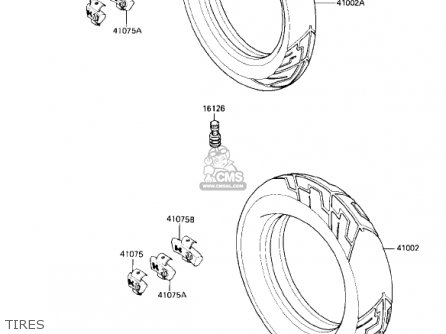 TIRES - ZX600B1 NINJA 600RX 1987 USA CALIFORNIA