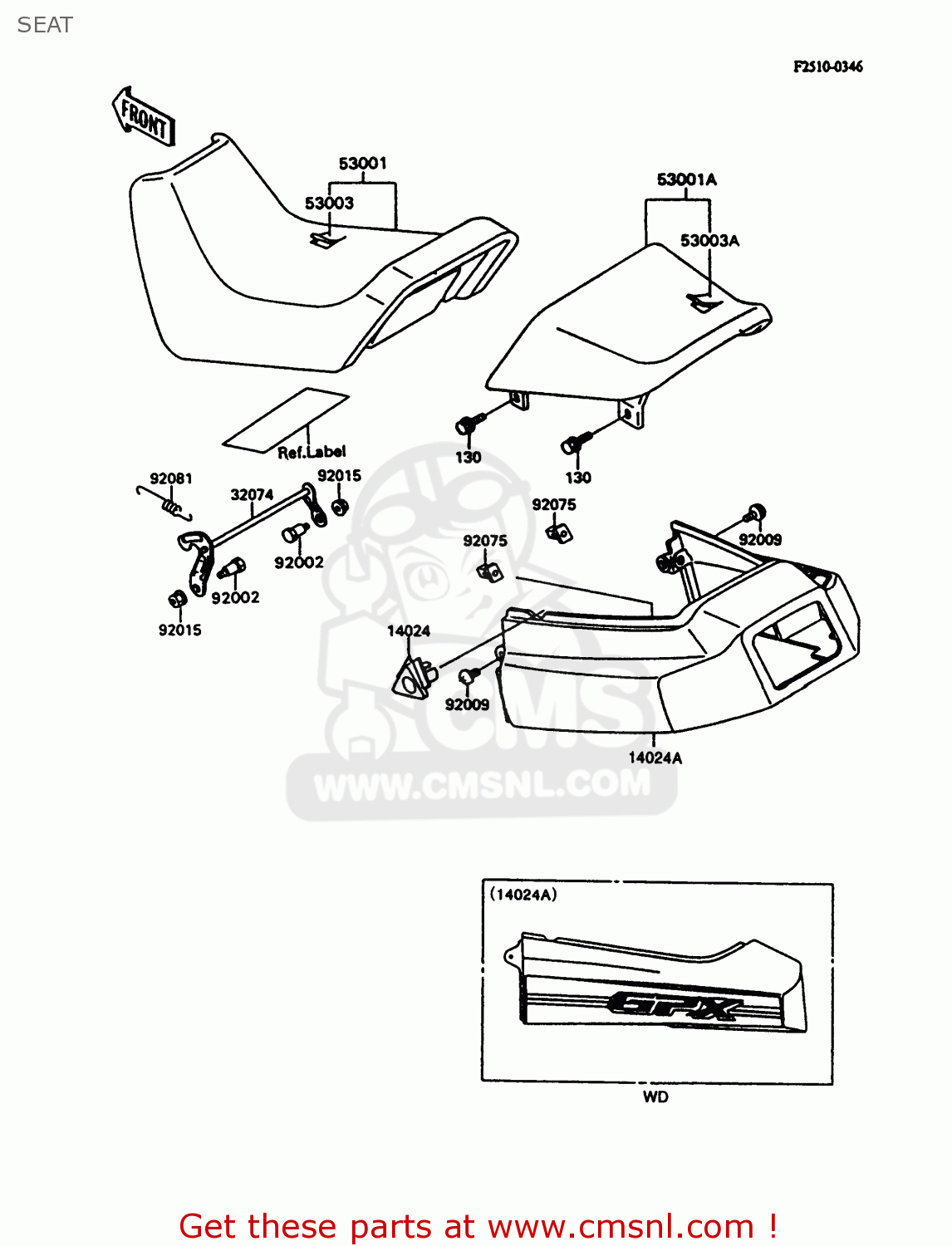 SEAT ZX600C10 GPX600R 1997 FG