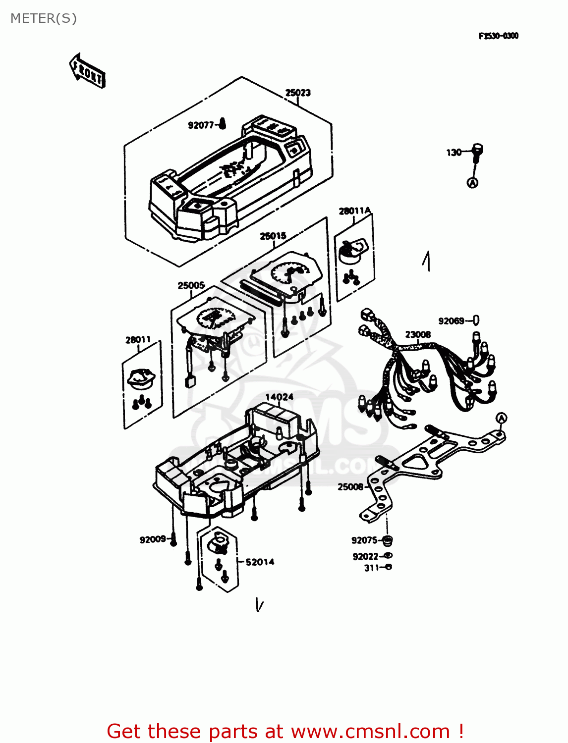 METER(S) ZX600C10 GPX600R 1997 FG