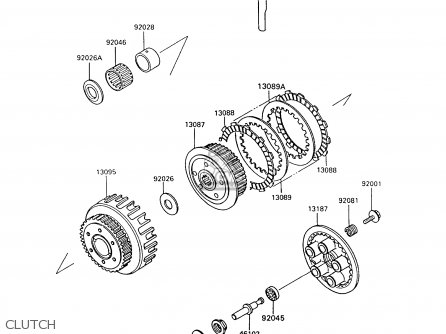 CLUTCH - ZX600C10 GPX600R 1997 FG