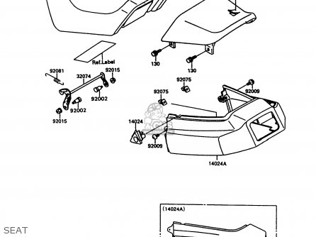SEAT - ZX600C10 GPX600R 1997 FG