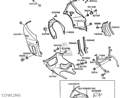 COWLING - ZX600C10 GPX600R 1997 FG