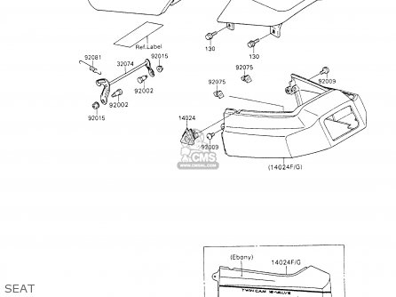 SEAT - ZX600C4 NINJA 600R 1991 USA CALIFORNIA