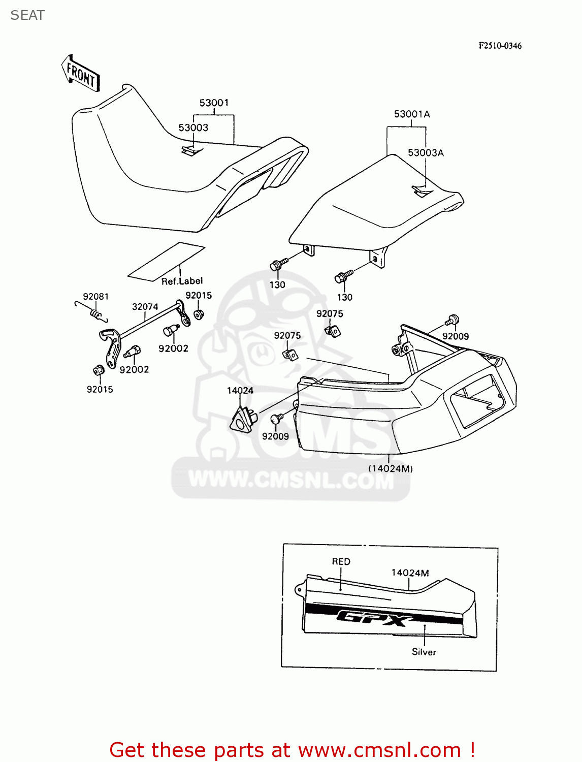 SEAT ZX600C6 GPX600R 1993 UNITED KINGDOM NL FG SD