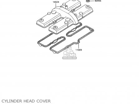 CYLINDER HEAD COVER - ZX600C6 GPX600R 1993 UNITED KINGDOM NL FG SD