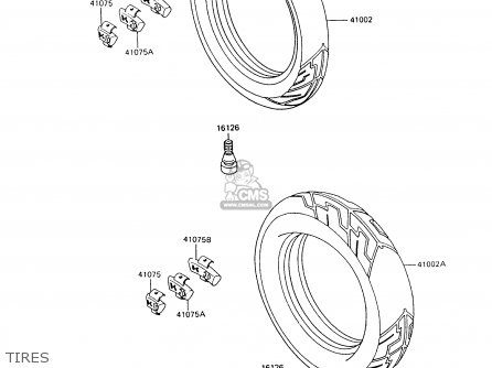 TIRES - ZX600C7 GPX600R 1994 UNITED KINGDOM NL FG SD