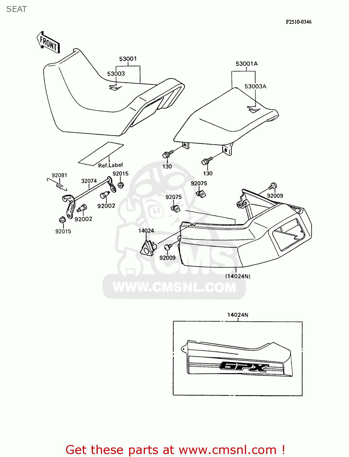 SEAT ZX600C8 GPX600R 1995 UNITED KINGDOM FG