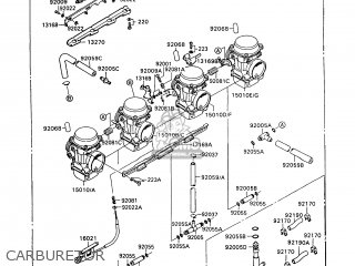 CARBURETOR - ZX600C8 GPX600R 1995 UNITED KINGDOM FG